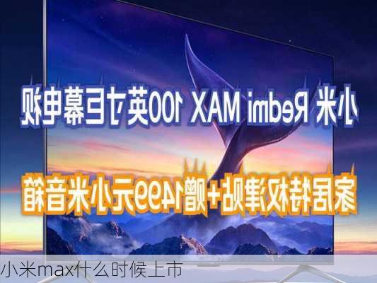 小米max什么时候上市-第2张图片-模头数码科技网