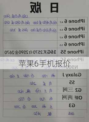 苹果6手机报价-第2张图片-模头数码科技网