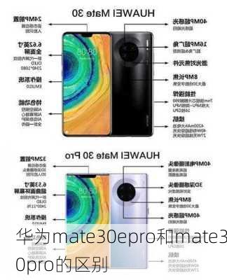 华为mate30epro和mate30pro的区别