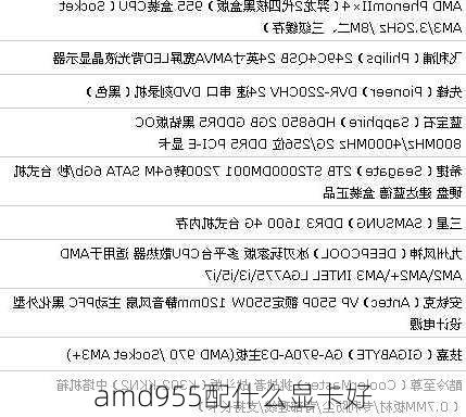 amd955配什么显卡好-第2张图片-模头数码科技网