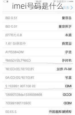 imei号码是什么-第1张图片-模头数码科技网