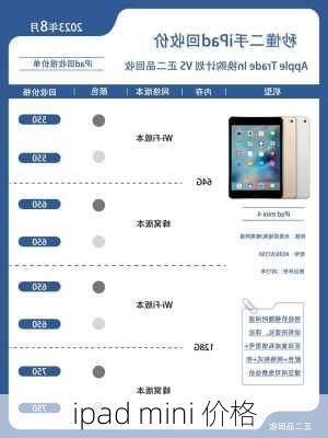 ipad mini 价格