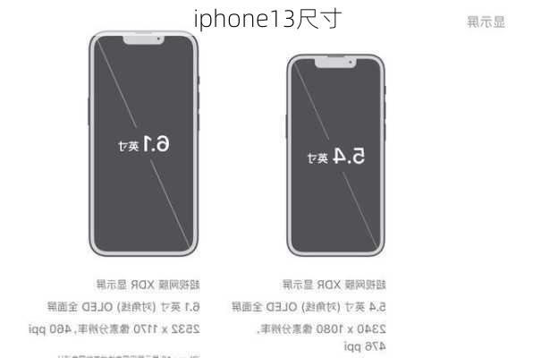 iphone13尺寸-第2张图片-模头数码科技网