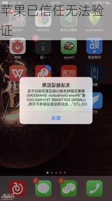 苹果已信任无法验证-第3张图片-模头数码科技网