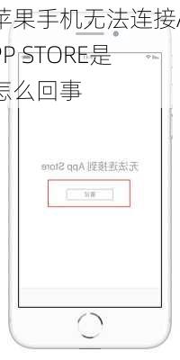 苹果手机无法连接APP STORE是怎么回事