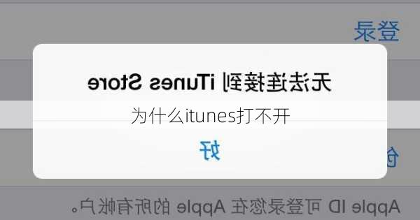 为什么itunes打不开