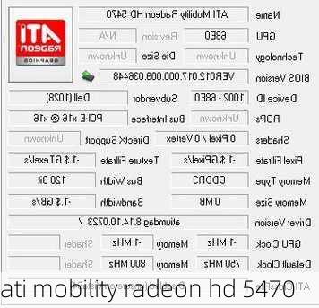 ati mobility radeon hd 5470