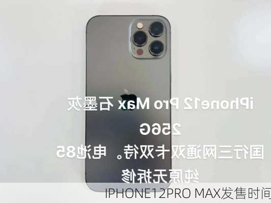 IPHONE12PRO MAX发售时间