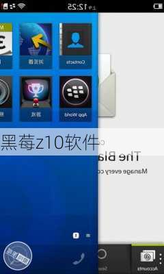 黑莓z10软件