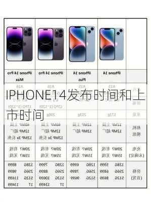 IPHONE14发布时间和上市时间