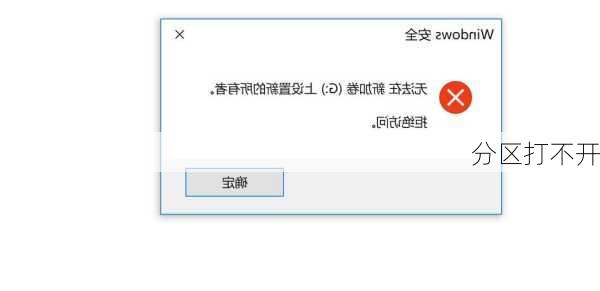 分区打不开-第3张图片-模头数码科技网