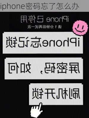 iphone密码忘了怎么办-第2张图片-模头数码科技网