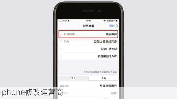 iphone修改运营商-第3张图片-模头数码科技网