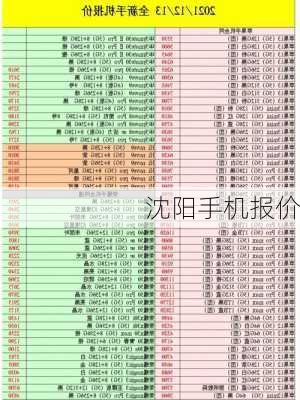 沈阳手机报价-第3张图片-模头数码科技网