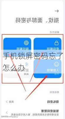 手机锁屏密码忘了怎么办-第1张图片-模头数码科技网