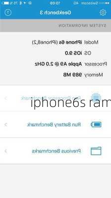 iphone6s ram