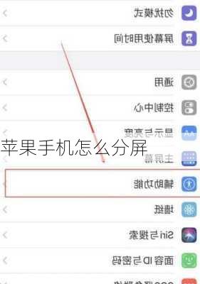 苹果手机怎么分屏